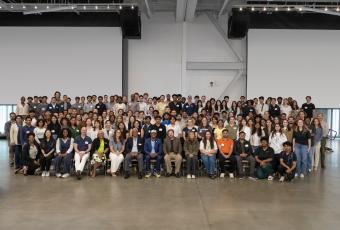 CREATE-X’s 12th cohort of Startup Launch with CREATE-X staff members and Atlanta leadership.