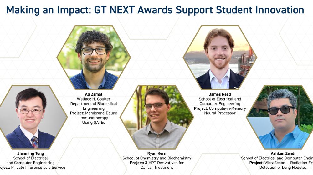 GT NEXT 2025 Recipients